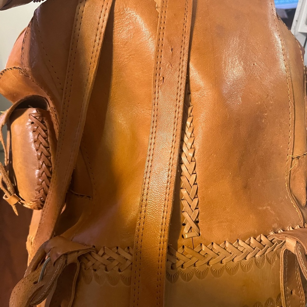 Leather Backpack - image 5